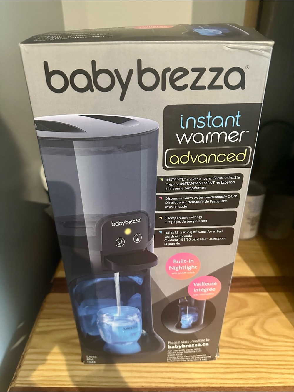 baby brezza Instant Warmer Advanced - Gray/Black